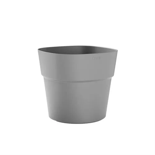 TeraPlast Vase Andromeda 58 Fog Gray Recycled Plastic