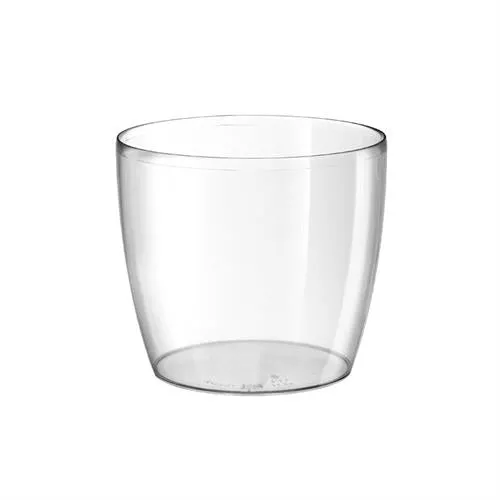 TeraPlast Vase Madeira Luxy 22 Cm Transparent