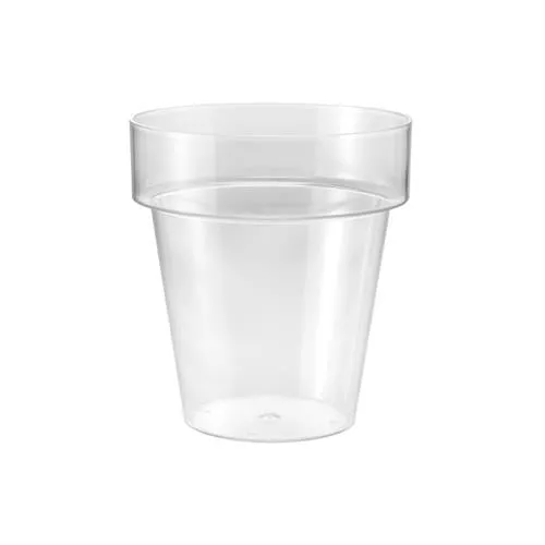 TeraPlast Porto Vase 20 Cm Transparent