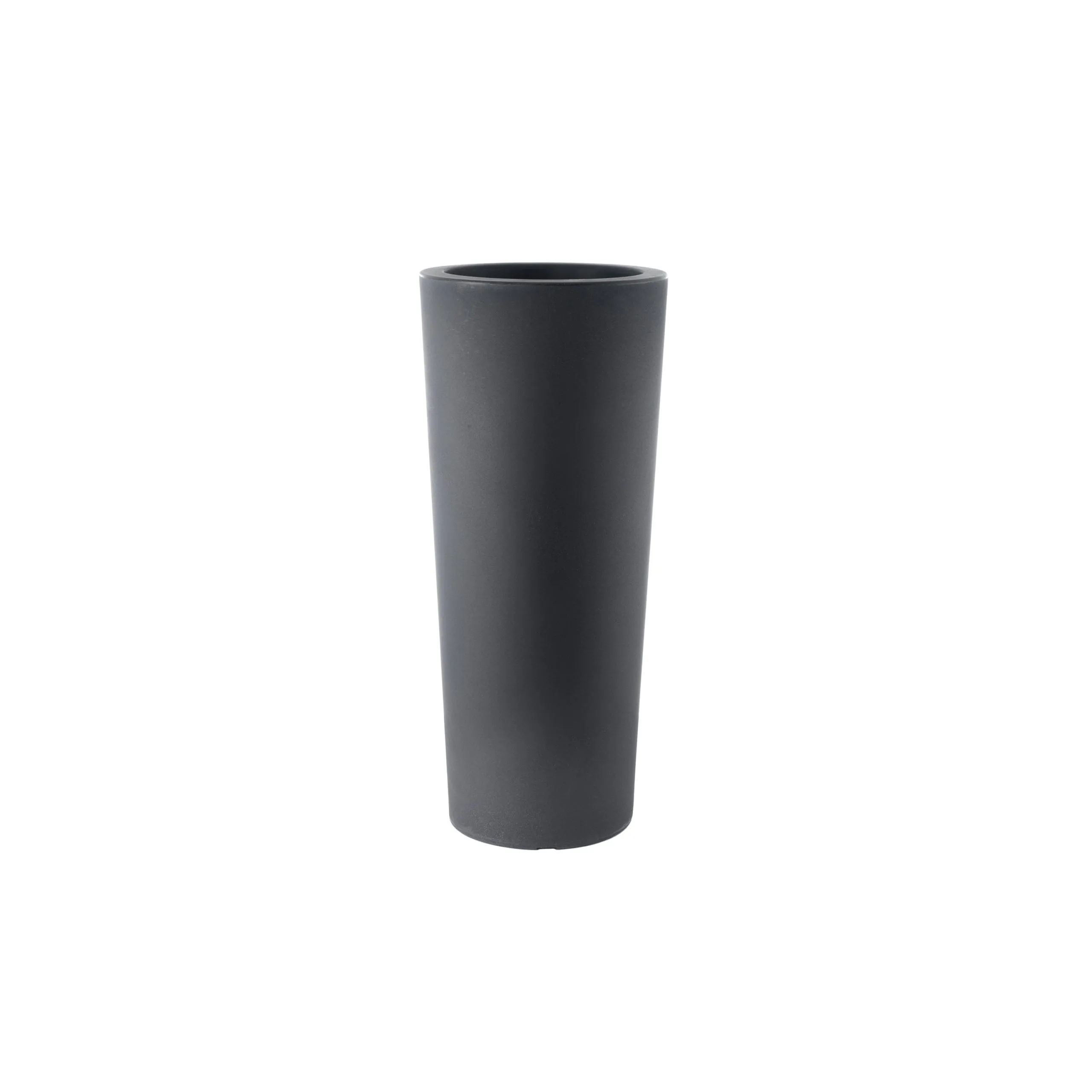 TeraPlast Vase Schio Cone High 110 Cm Anthracite Resin