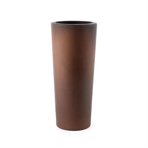 TeraPlast Vase Schio Cone High 110 Cm Bronze Resin