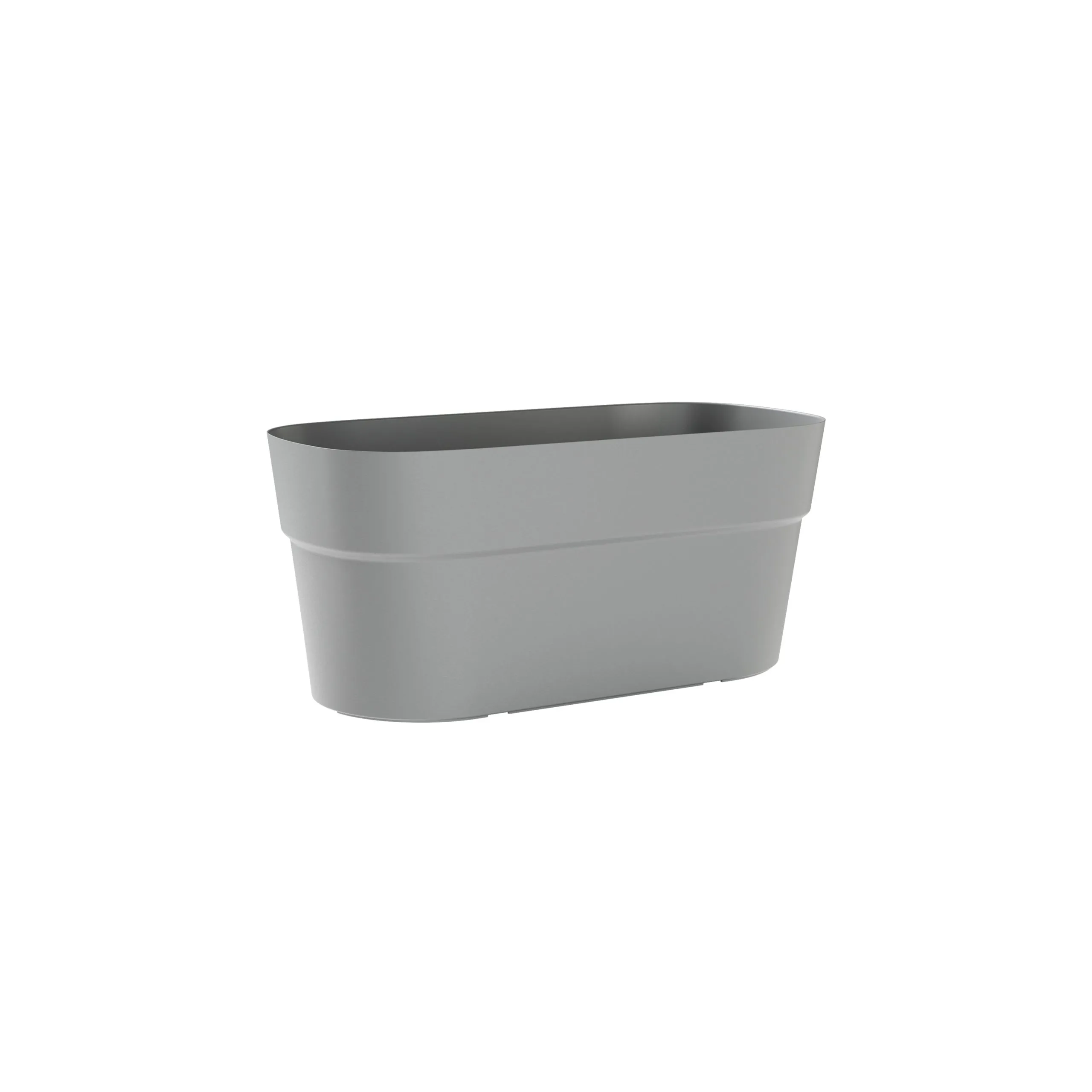 TeraPlast Vaso Sirio 78 Planter Fog Grey Recycled Plastic