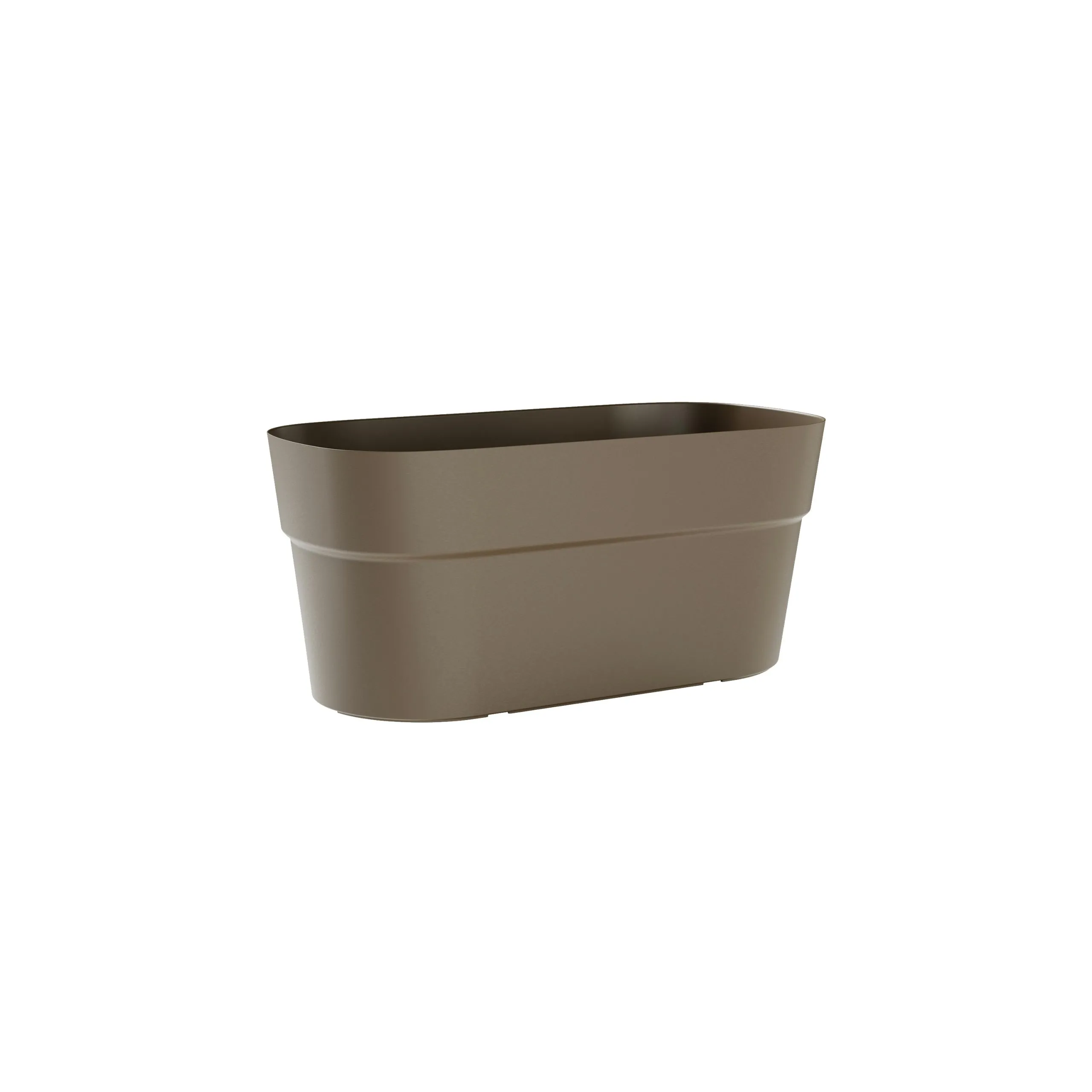 TeraPlast Vaso Sirio 78 Planter Sand Recycled Plastic