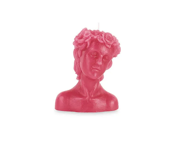 Tone On Tone Women's Face Candle H 115 Mm Black Cherry