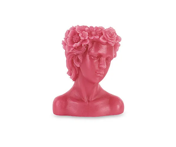 Tone On Tone Women's Face Candle H 155 Mm Black Cherry