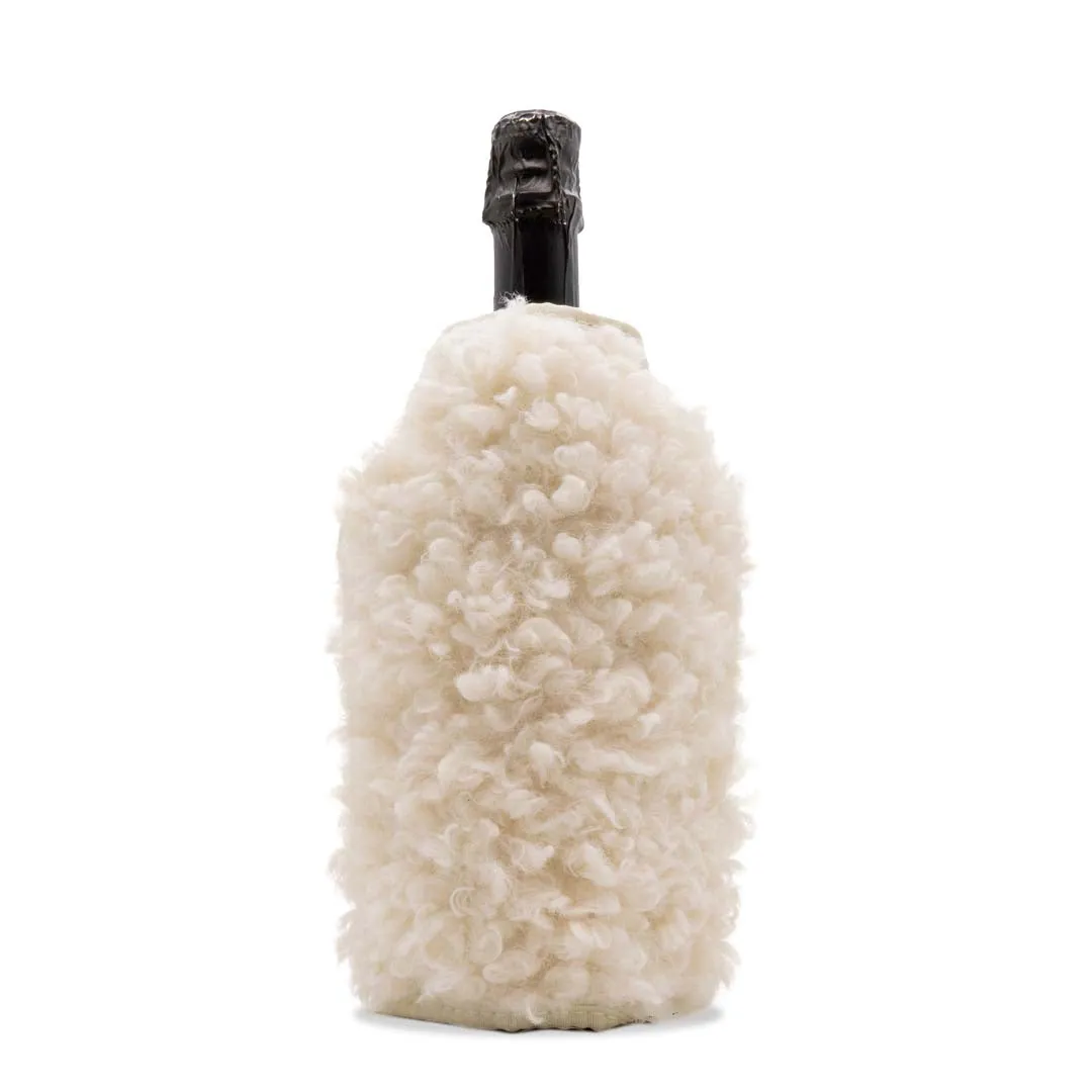 WD LifeStyle Ice Bucket with Decorative Fur White Color