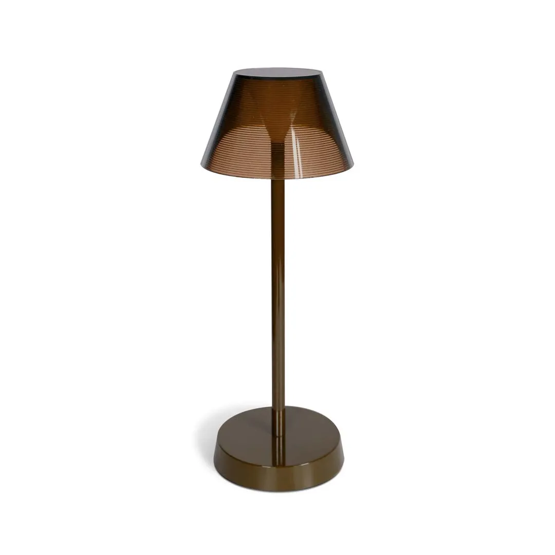 WD LifeStyle Diner Lamp H 34 Cm D 12.5 Cm Coffee Color