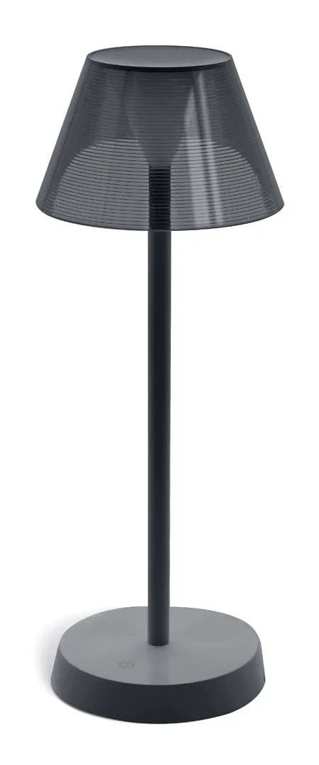 WD LifeStyle Diner Lamp H 34 Cm D 12.5 Cm Color Grey