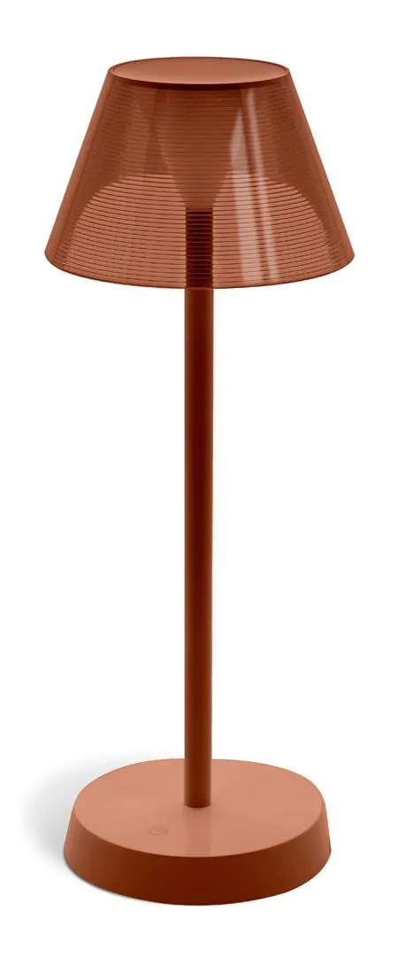 WD LifeStyle Diner Lamp H 34 Cm D 12.5 Cm Brick Color