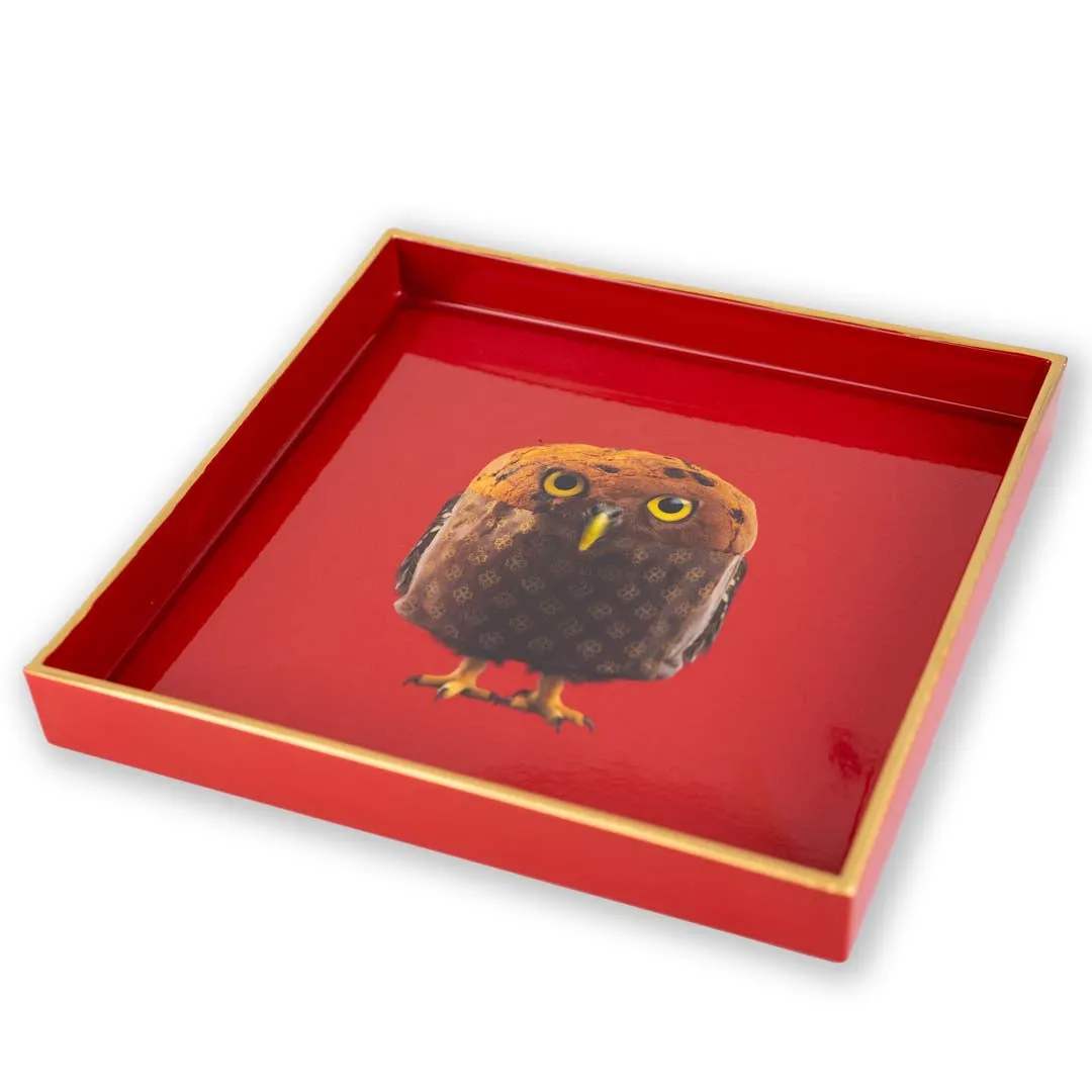 WD LifeStyle Square Tray Empty Pockets 20 x 20 cm Panettone Christmas