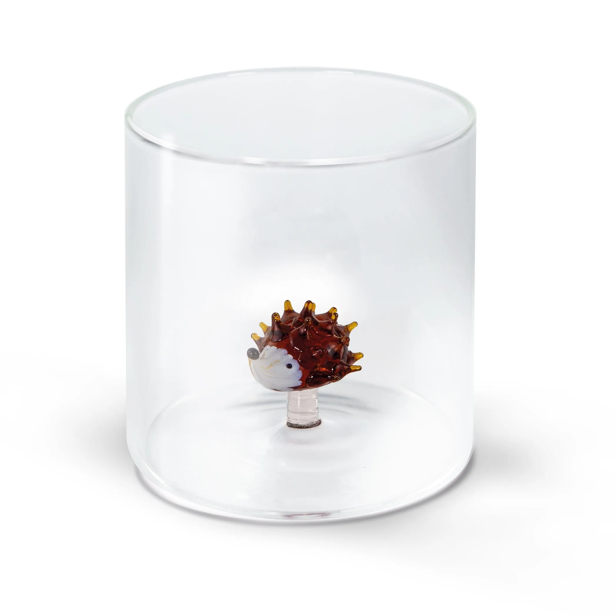 WD LifeStyle Borosilicate Glass Cup 250 ml Hedgehog Decor