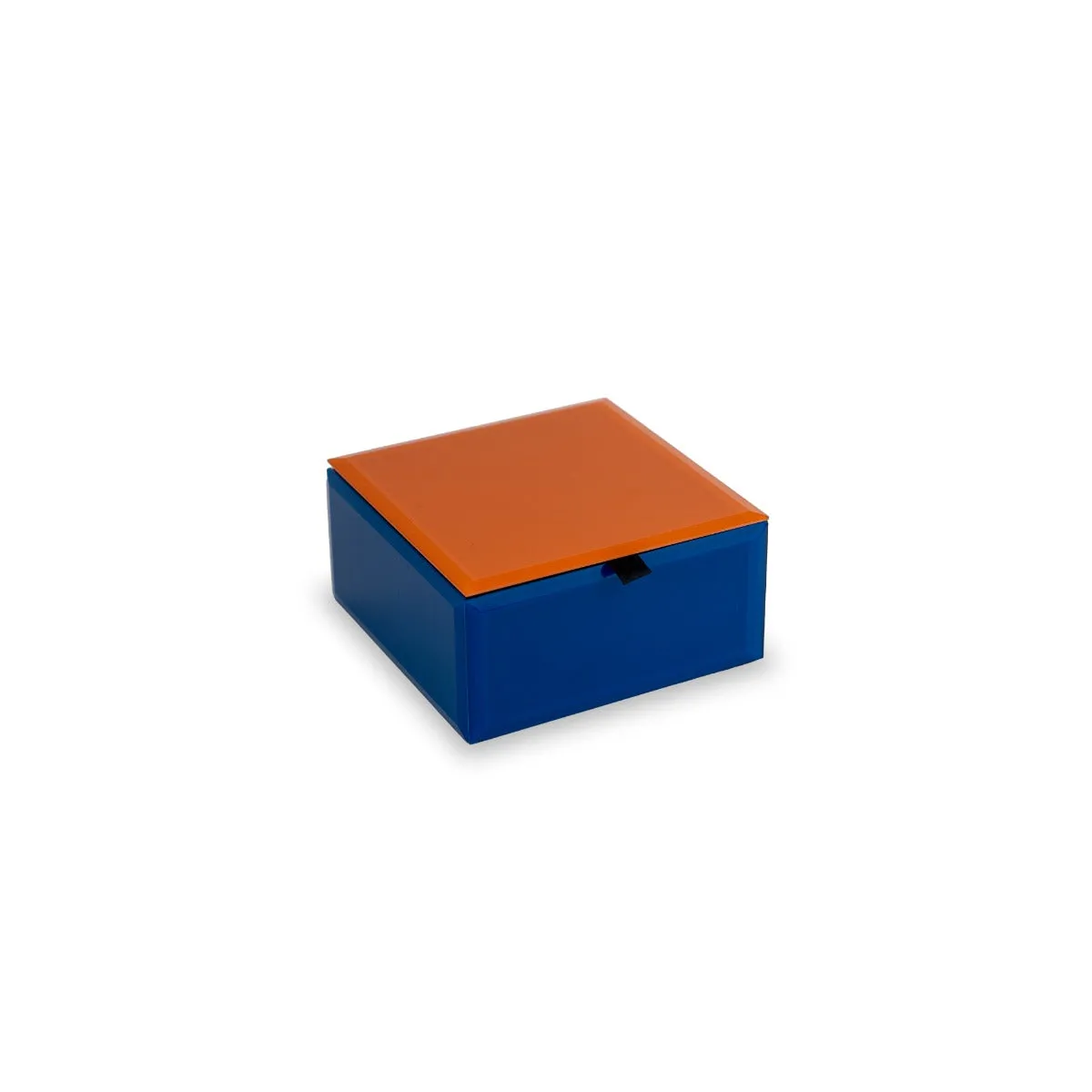 WD LifeStyle Glass Box 11.5 x 11.5 x 5.7 cm Blue Orange