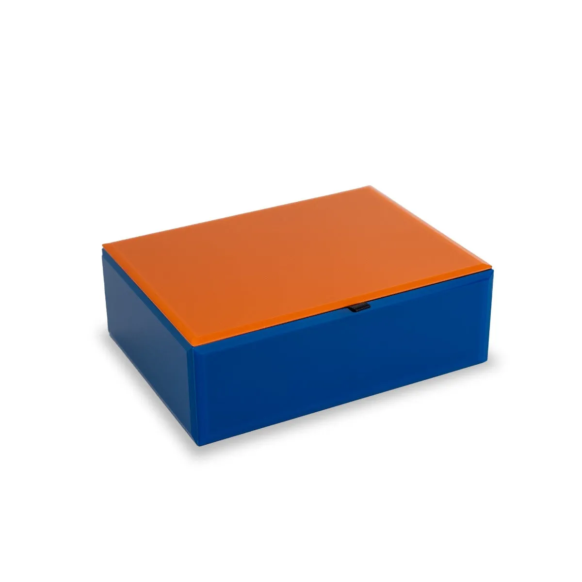 WD LifeStyle Glass Box 20 x 15 x 6.8 cm Blue Orange