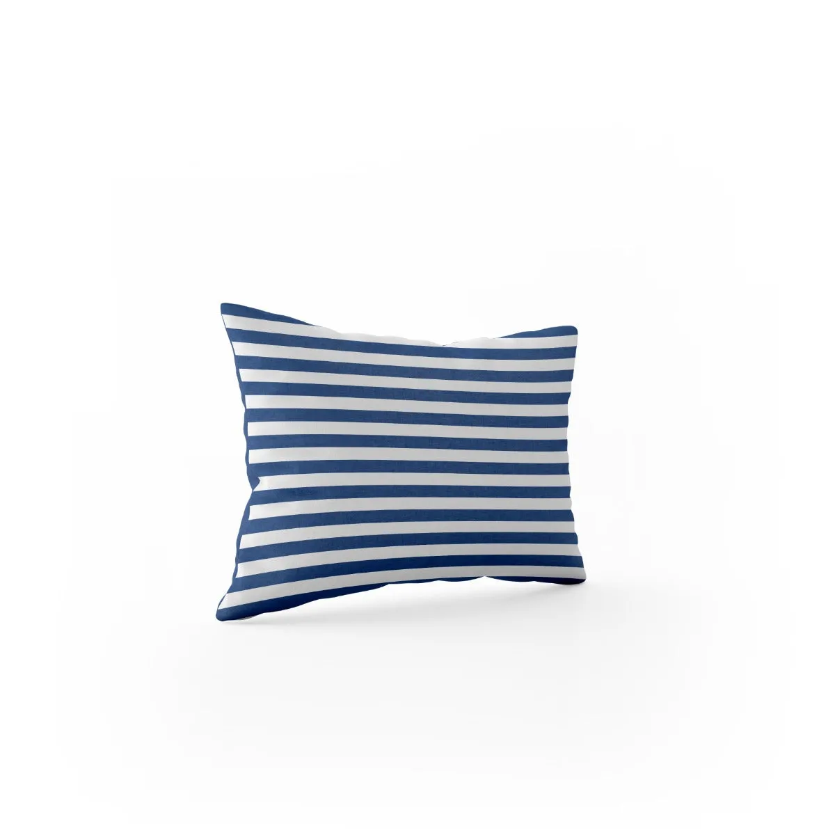WD LifeStyle Inflatable Pillow with Pillowcase 35 x 25 cm in Blue Micr