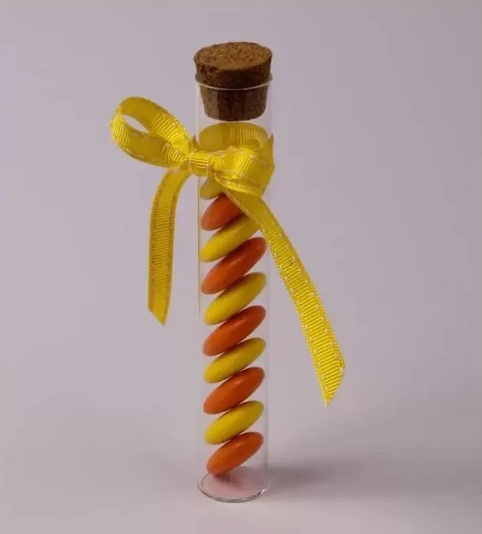 L'Arcolaio Glass Test Tube with Cork Stopper 12 x 2.5 cm 36 Pcs