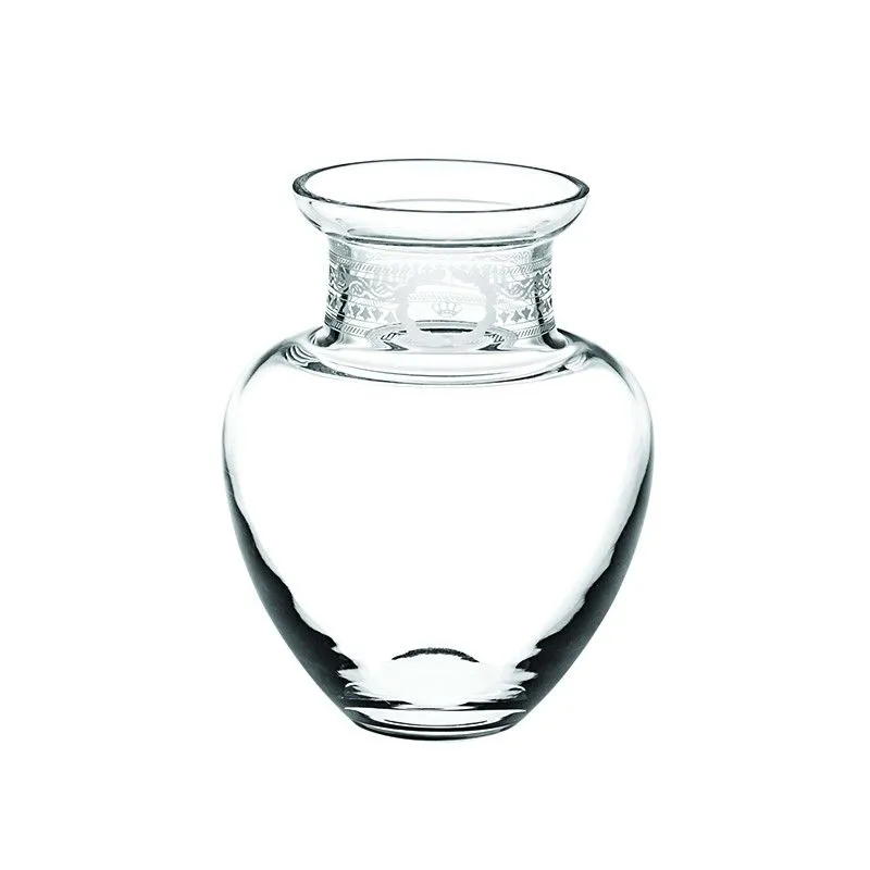 Vase en verre transparent M, Ø 15,1 x 20 cm | Ivoire