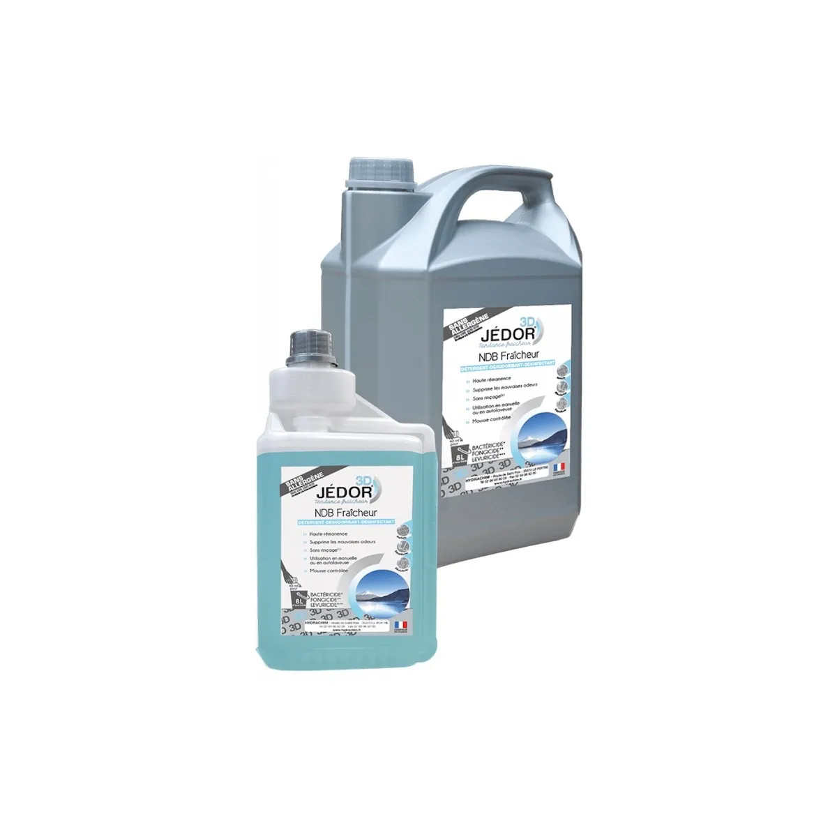 JEDOR 3D détergent désinfectant désodorisant Fraicheur