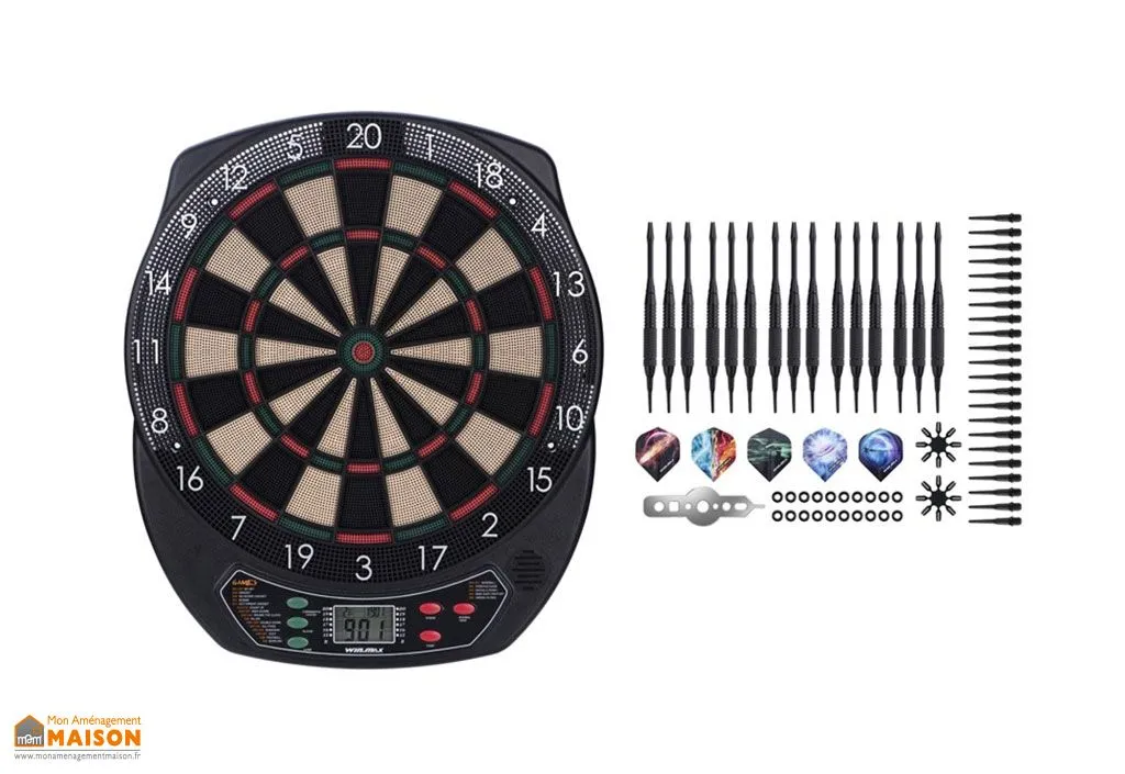 Cible de fléchettes électronique – 21 modes de jeu