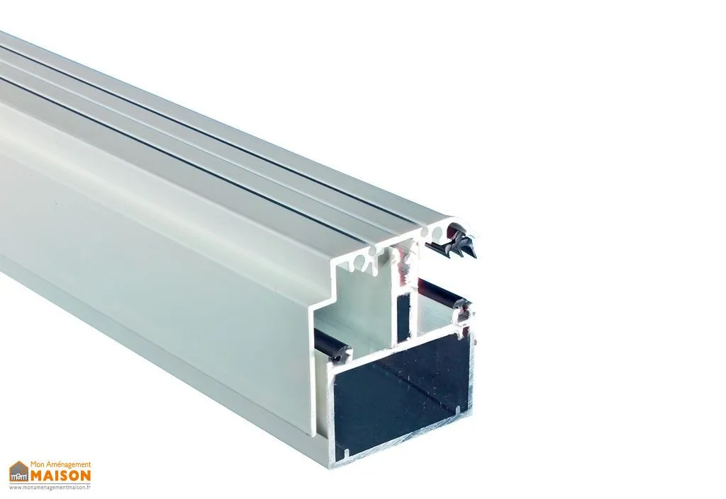 Profil porteur de rive Tub 60 pour polycarbonate 16/32 mm - Couleur 4 m