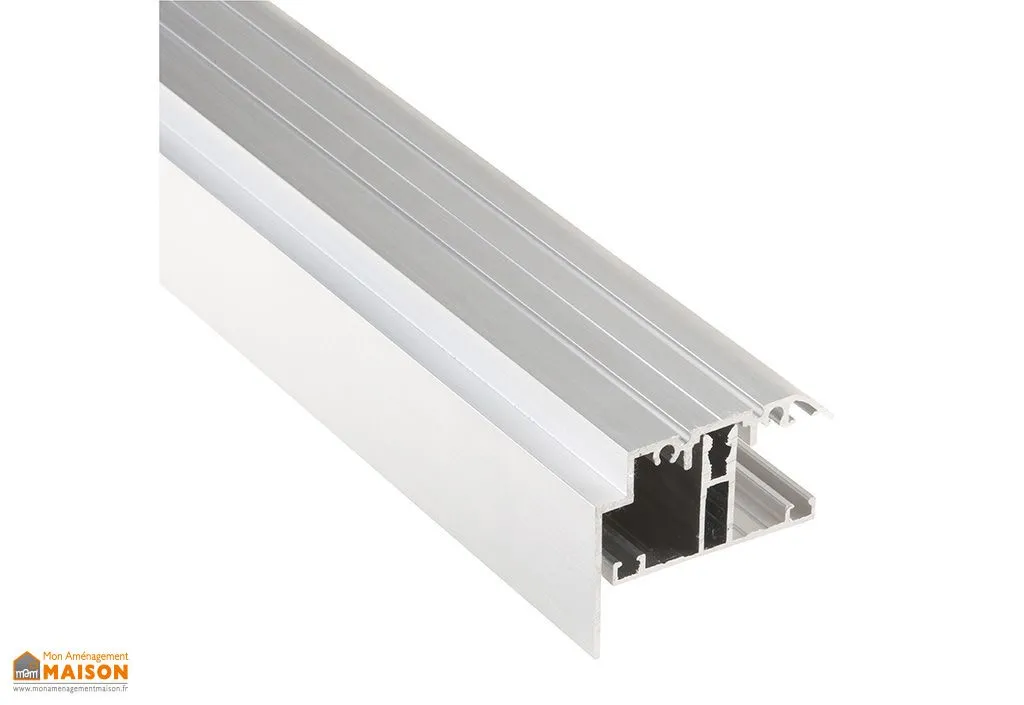 Profil T de rive + capot pour polycarbonate 16/32 mm - Brut 3 m