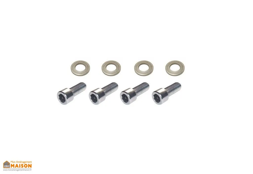 40 vis + rondelles pour profil de jonction ou rive - 32 mm