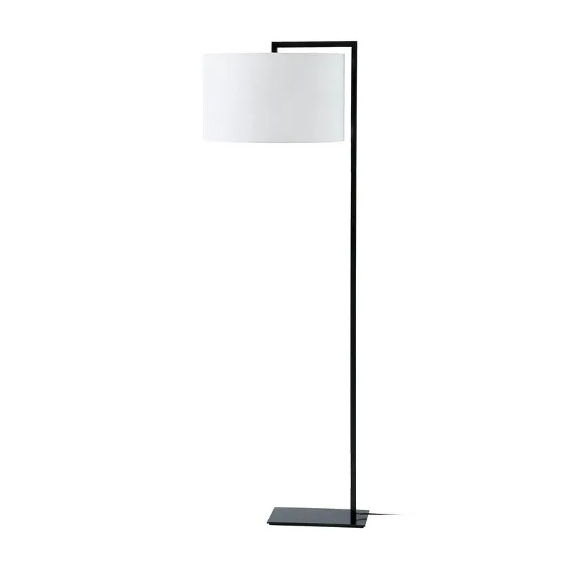 Lampadaire en métal noir, 20x35x170cm