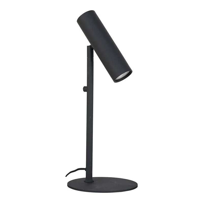 Lampe de table en acier noir, 20 x 20 x 47 cm | Paris