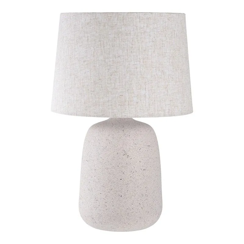 Lampe de table en céramique sable, 30 x 30 x 46 cm | petite ferme