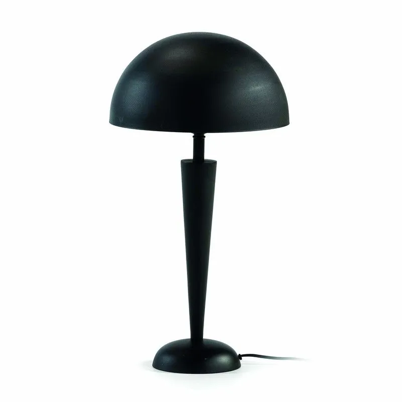 Lampe à poser en métal noir, 30x15x59 cm