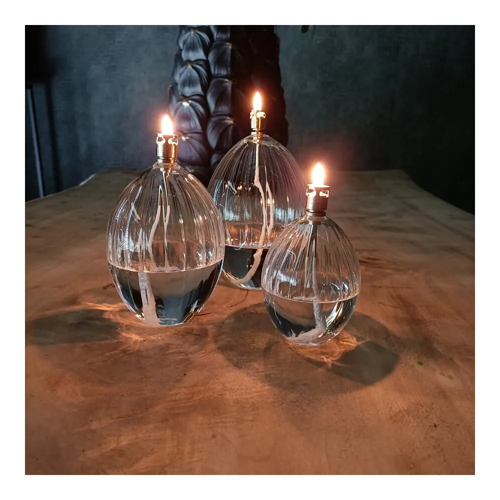 Lampe à huile Ovoide - taille M - Peri Glass
