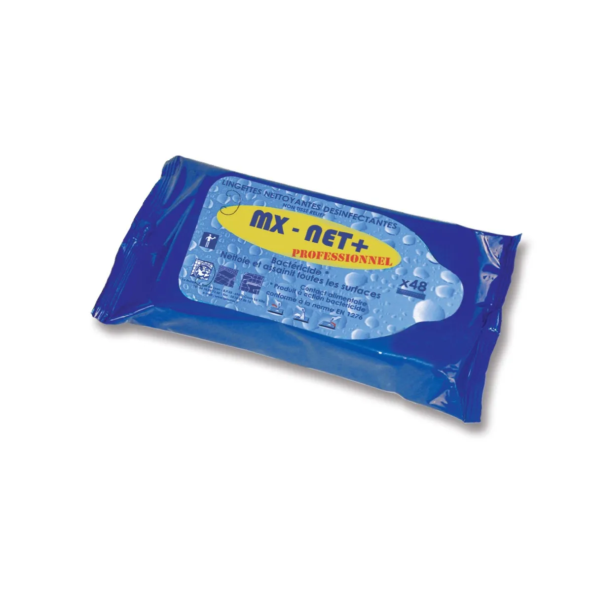 Lingettes MX-NET + nettoyante et désinfectante en sachet souple de 48