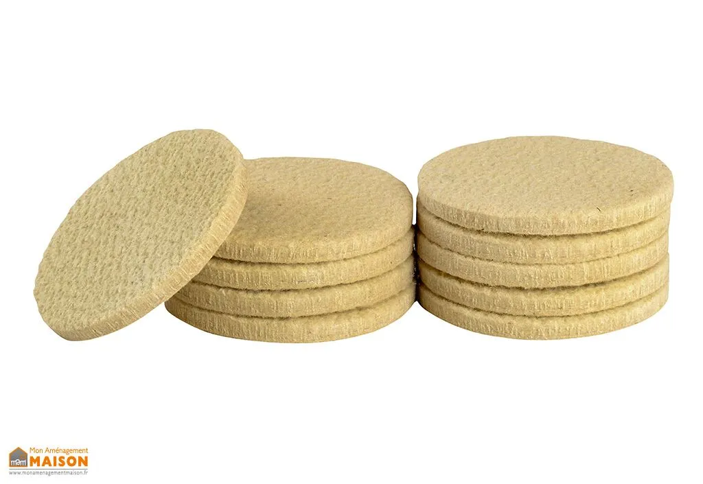 Lot de 10 feutres pour tampon graisseur - Ø 70 mm