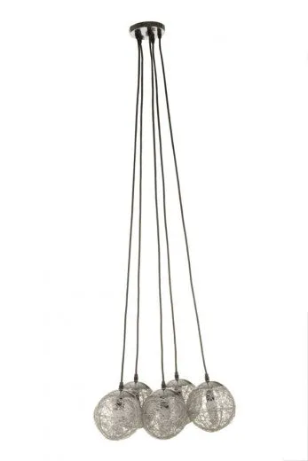 Lustre Argent Saturne 5