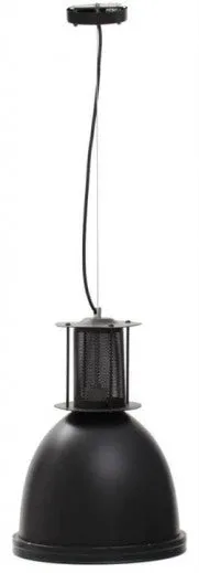 Grand Lustre Stadium Noir, Ø28xH38 cm