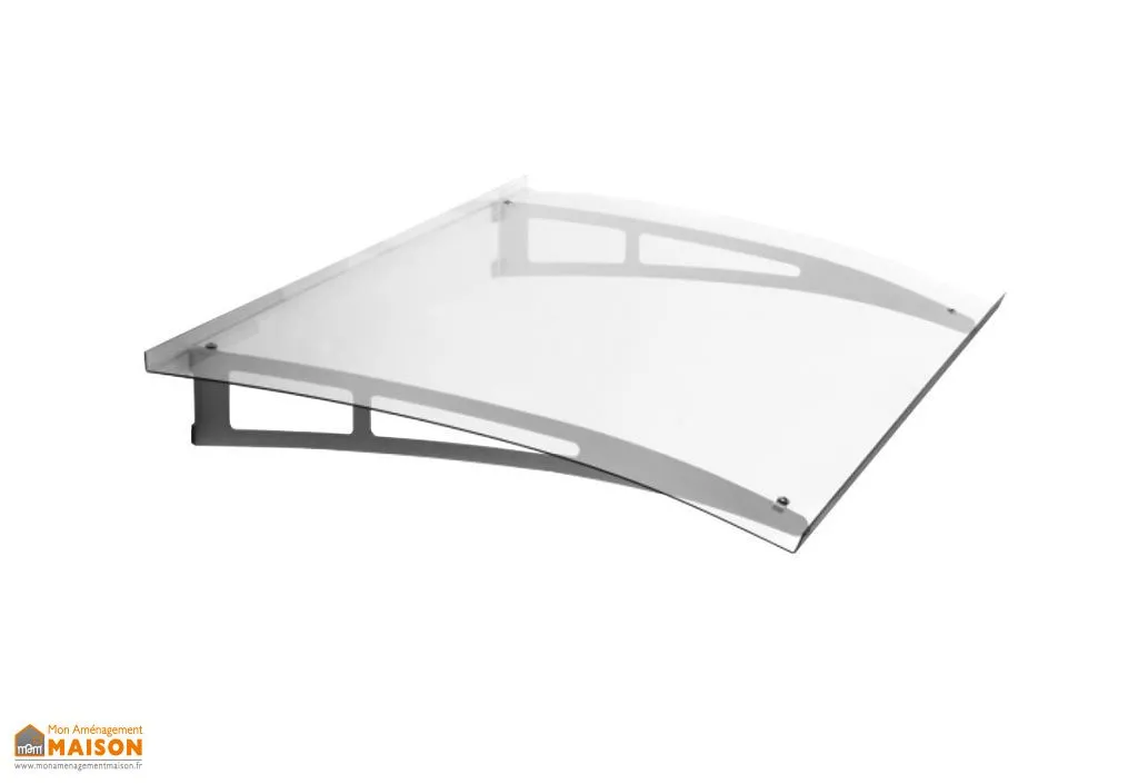 Marquise pour Porte d'Entrée Asclier en Polycarbonate