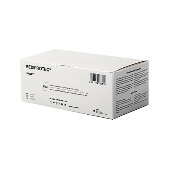 Masque jetable chirurgical 3 plis boite de 50