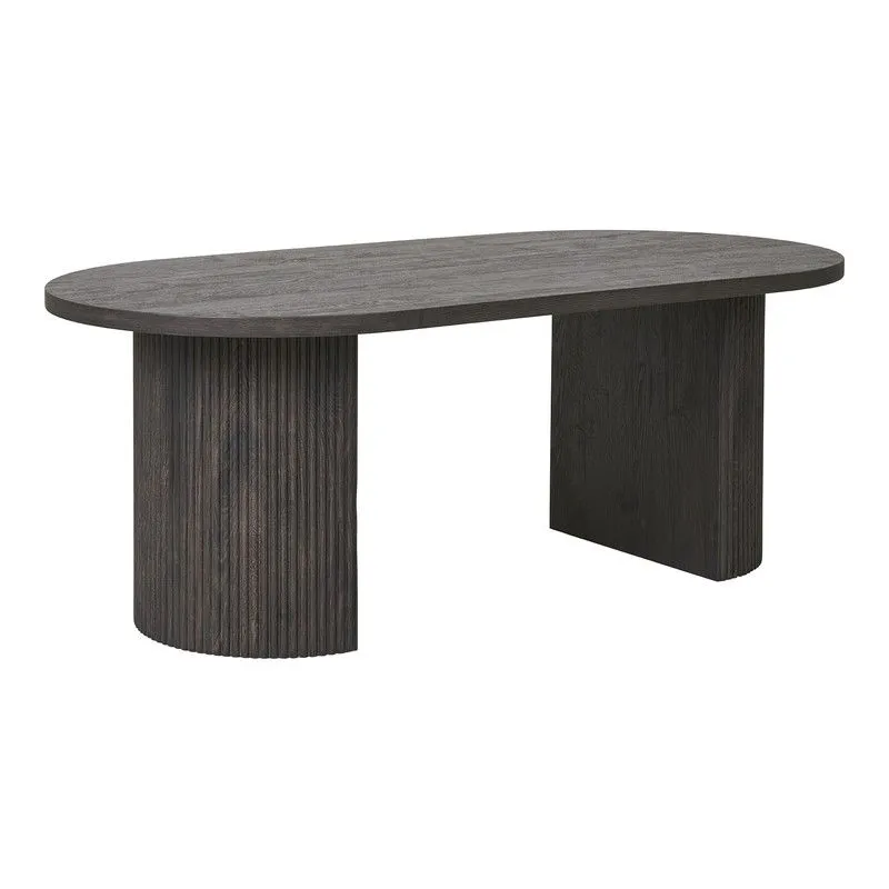 Table basse en bois marron foncé, 120 x 60 x 45 cm | Boavista