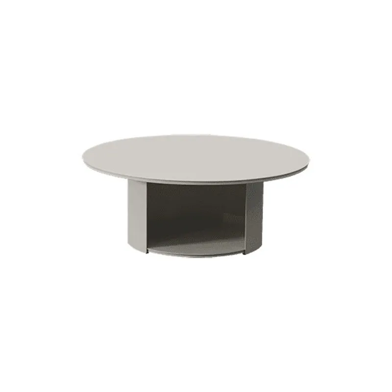 Table basse de jardin en aluminium blanc, 100 x 100 x 39 cm | Bordeaux