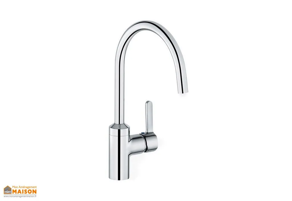 Mitigeur Cuisine Courbe Chromé Bingo Star