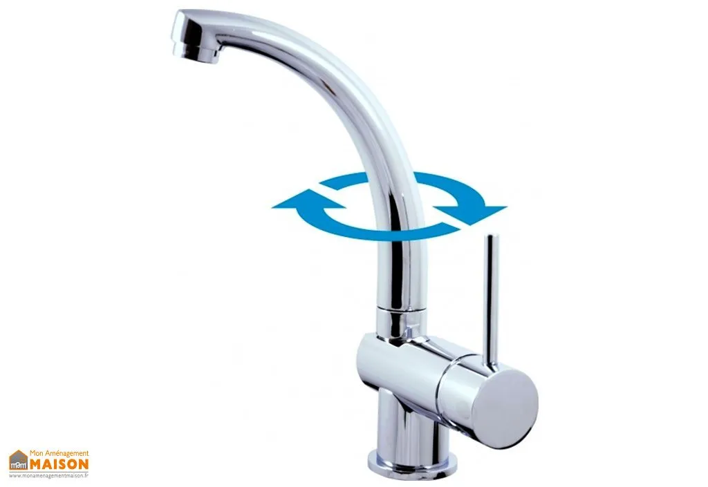 Mitigeur Évier en Chrome Seina SE908.5/3