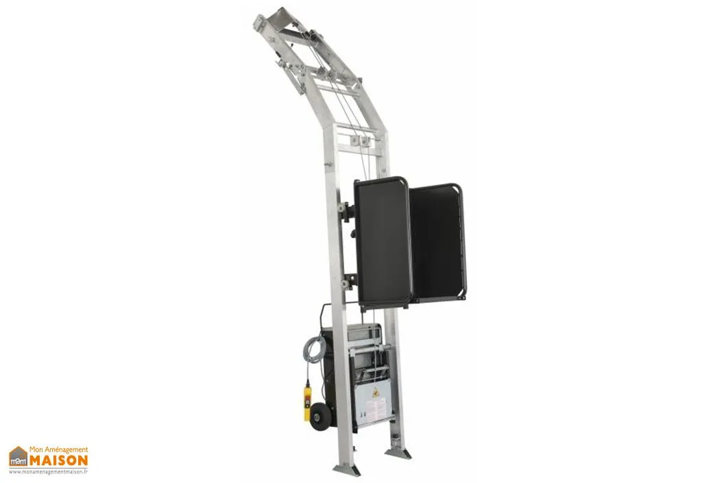 Monte-matériaux à échelles en aluminium Maxial Excellium 200/30 – 10,50 m