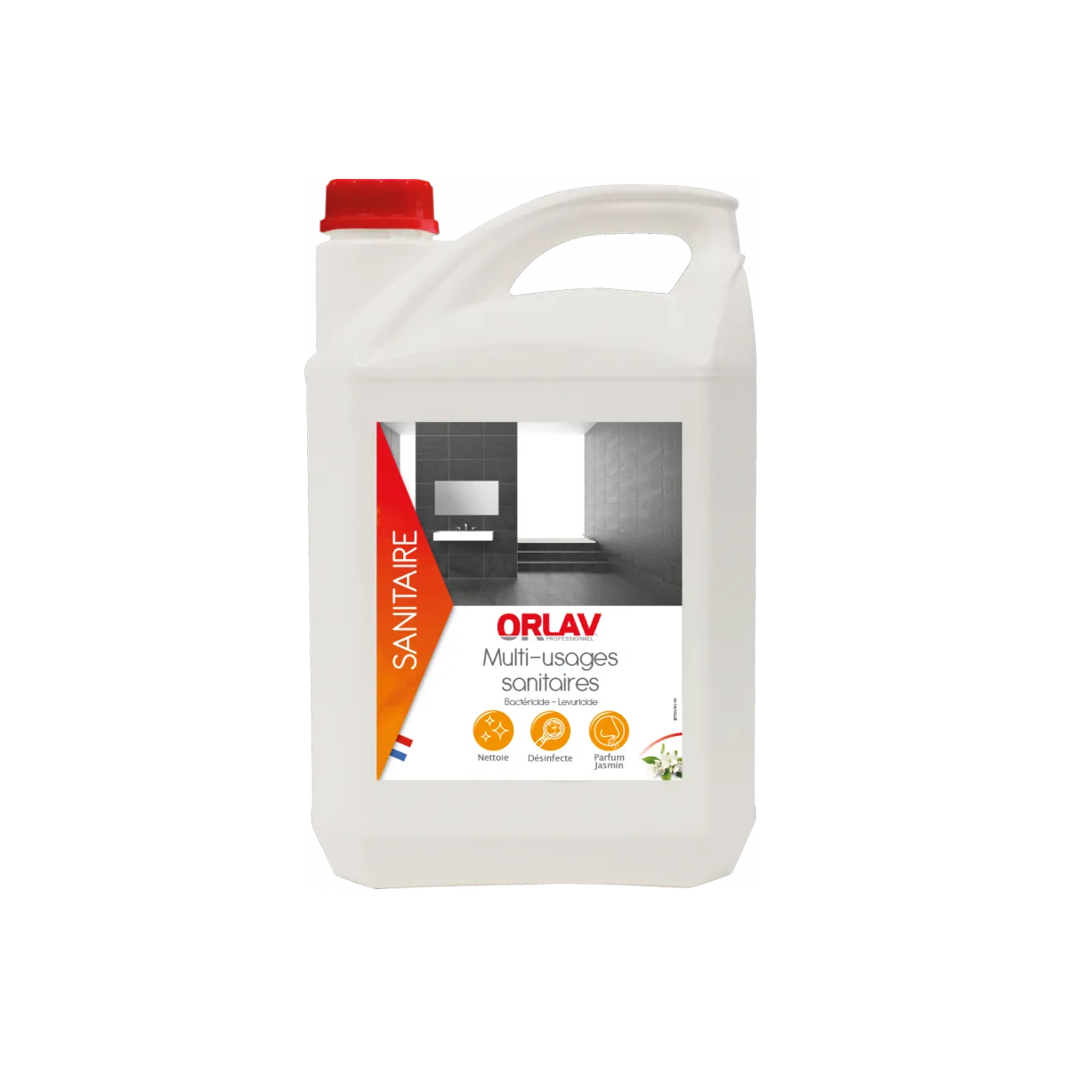 ORLAV multiusages sanitaire fleurs blanches jasmin 5l