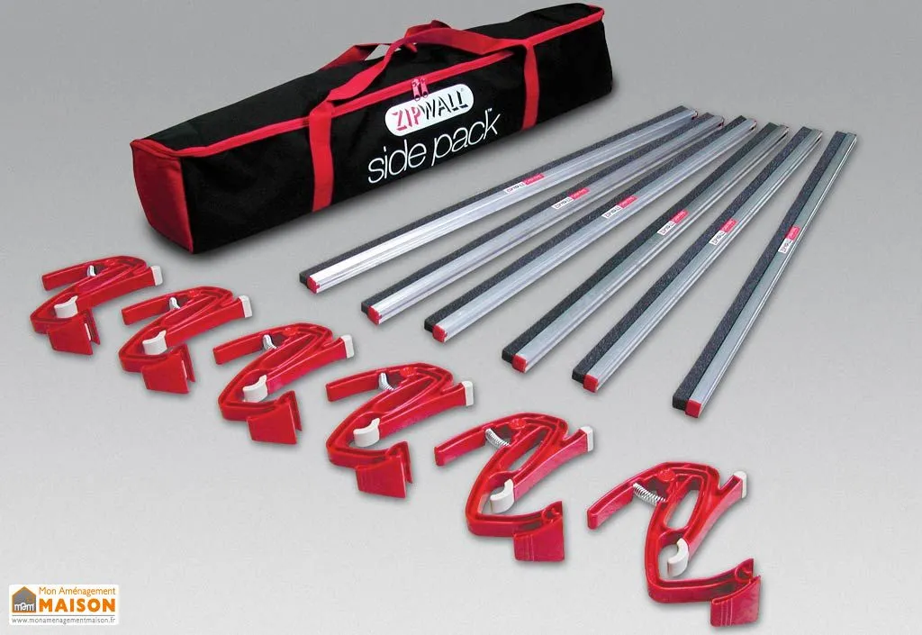 Pack Mural 6 Rails + Sac de Transport ZipWall