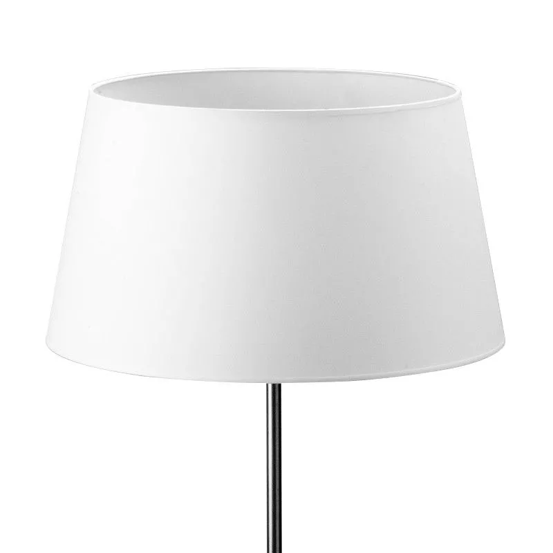 Abat-jour en coton blanc, 50x40x28cm