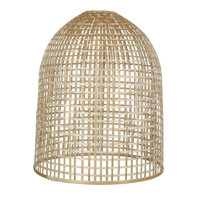 Abat-jour en rotin et métal naturel, Ø 56 x 67 cm | Saïpan