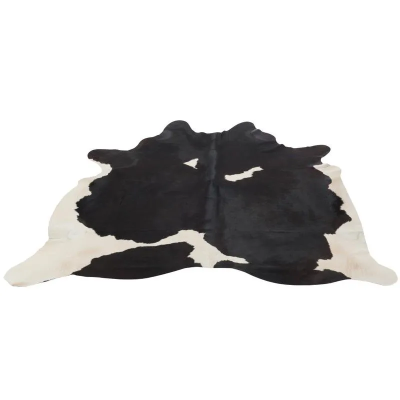 Cuir De Vachette Noir / Blanc 3-4M²
