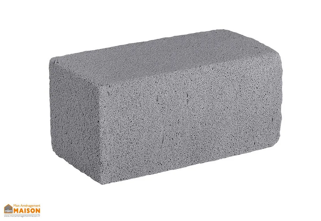 Pierre abrasive pour crêpières en fonte et émaillées