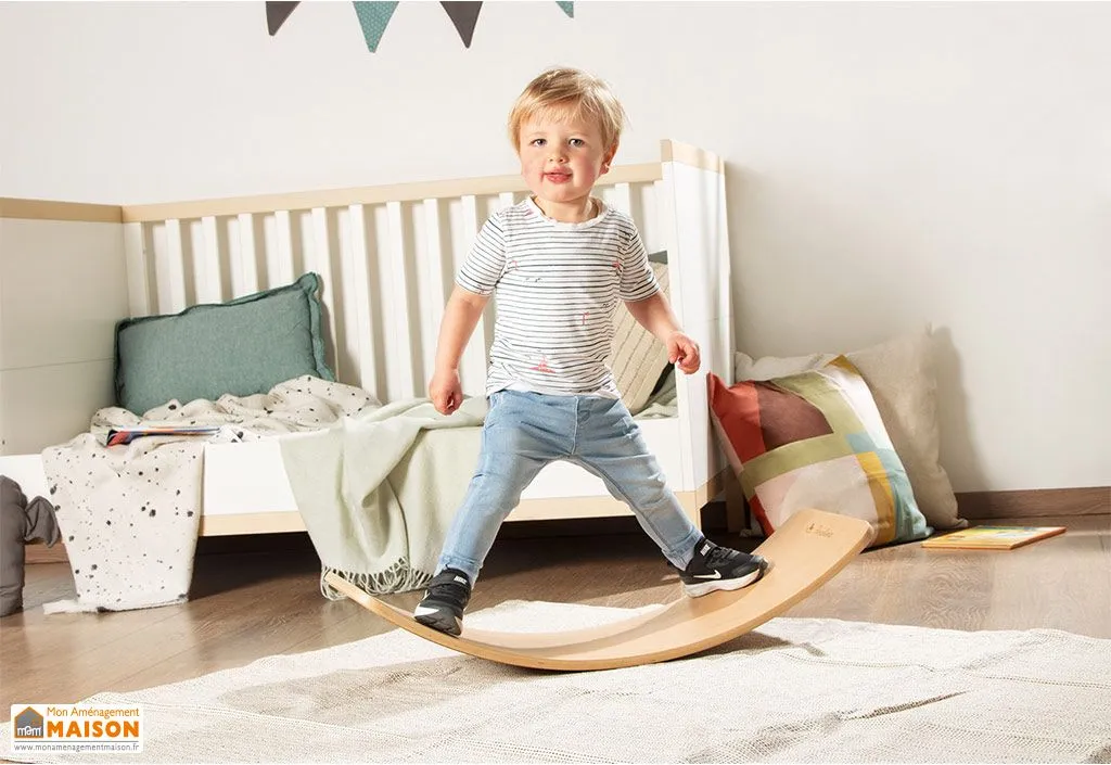 Planche d’équilibre Montessori en bois - Kari