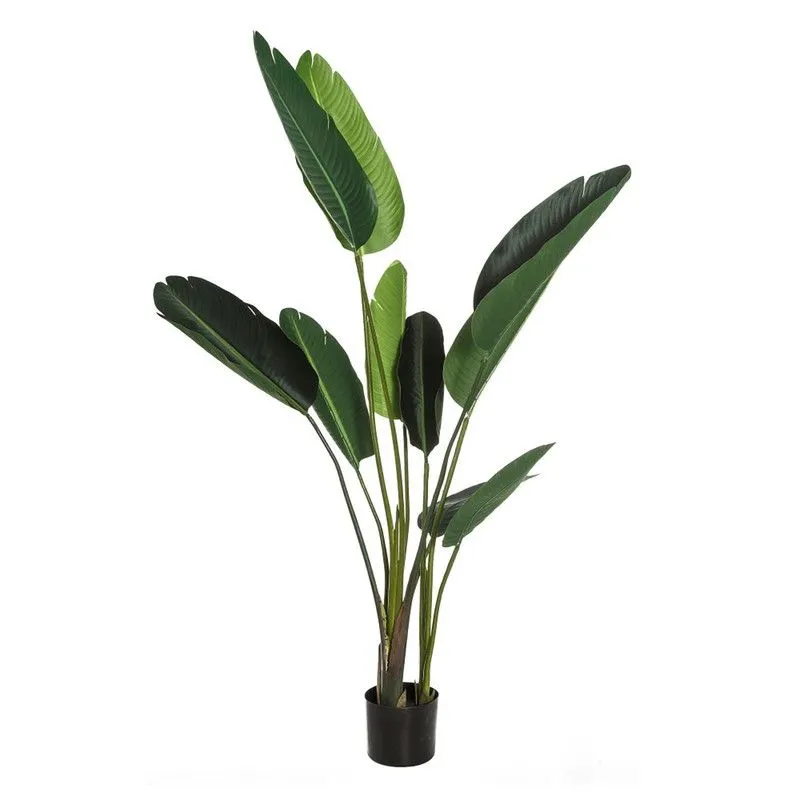 Plante verte artificielle d'oiseau de paradis, Ø20x150cm