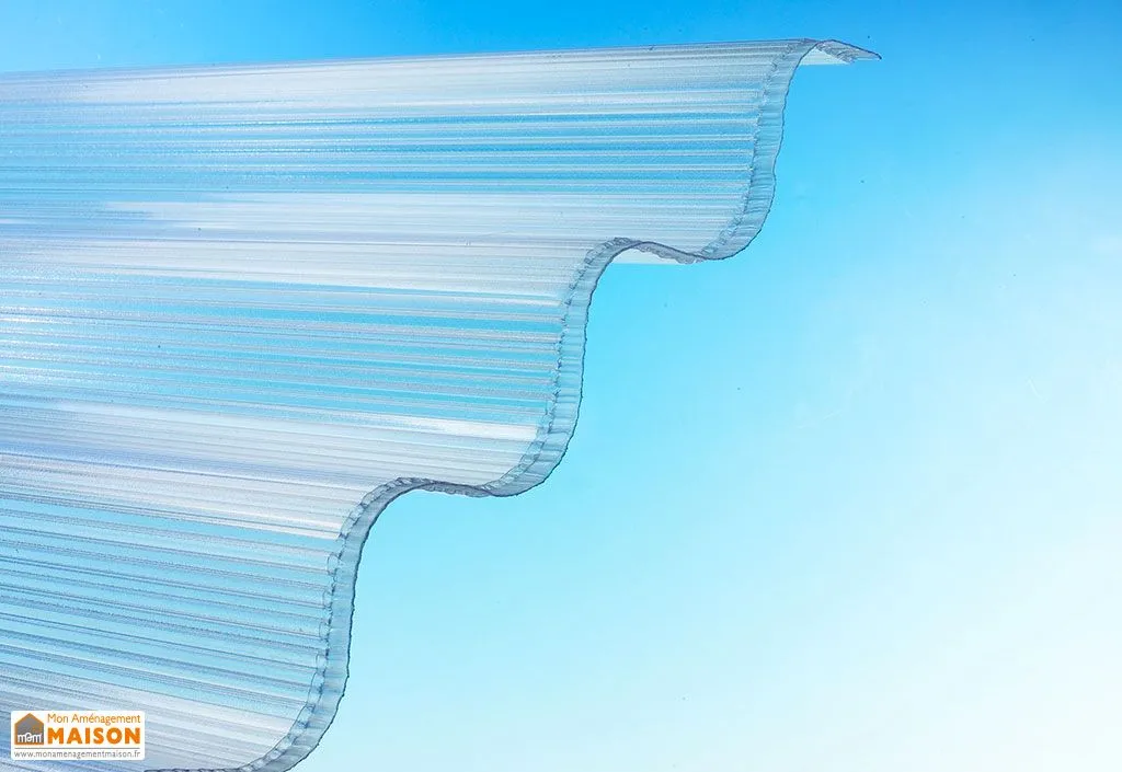 Plaque Polycarbonate Alvéolaire Ondulé 6 mm 3 x 0,92 m
